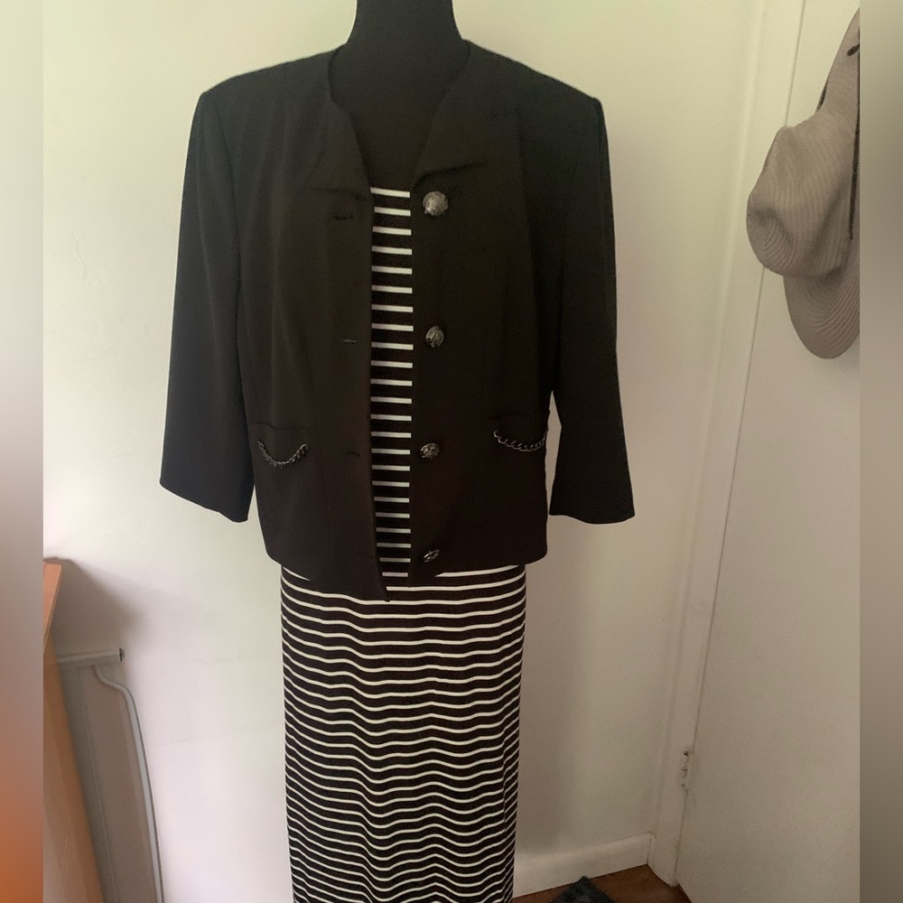 NWT  Time and Tru Women's Plus Belted Dress with Short Sleeves, Size 2X - Picture 11 of 11